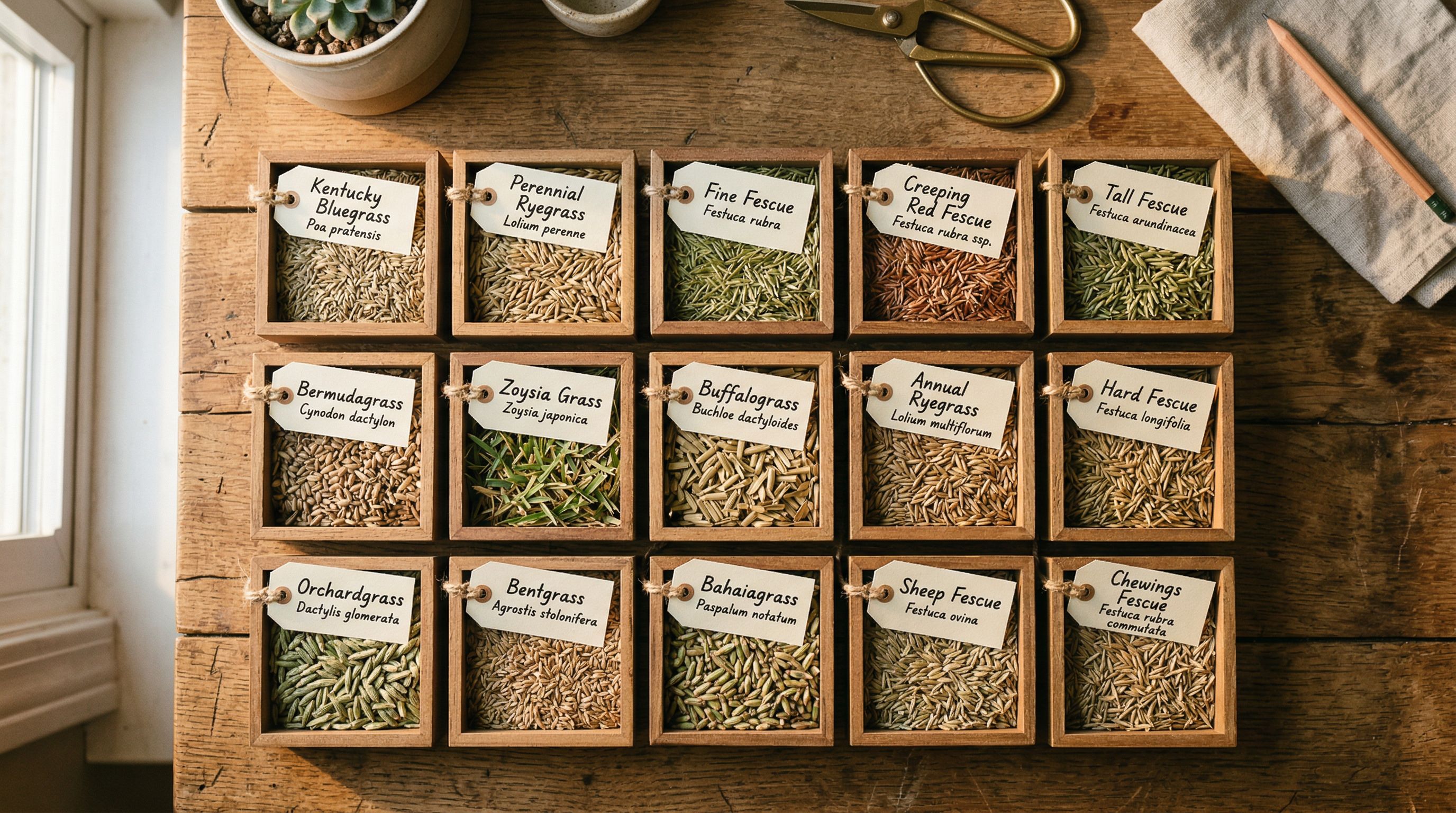 Grass seed varieties